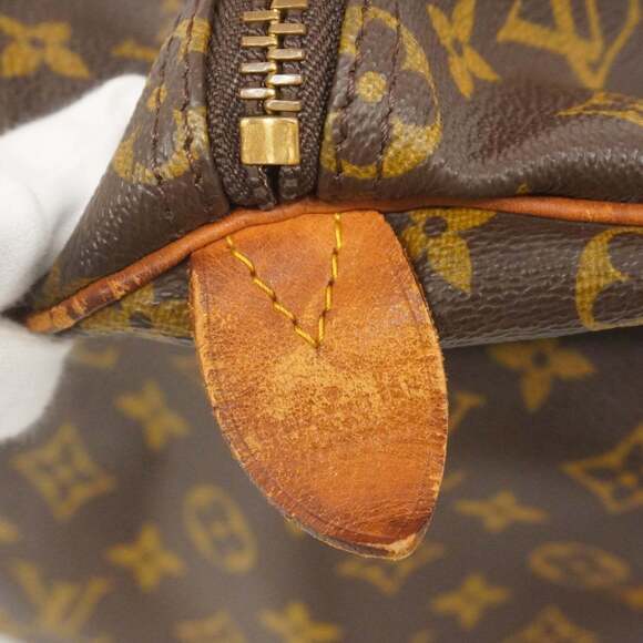 LOUIS VUITTON Brown Monogram Keepall 50 Boston Bag